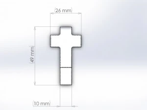 3d print cross pendant 3D Print Model