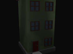 old house Model 3D