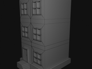 old house Model 3D