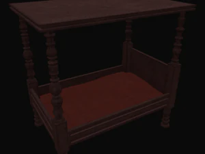 old bed 3D Model