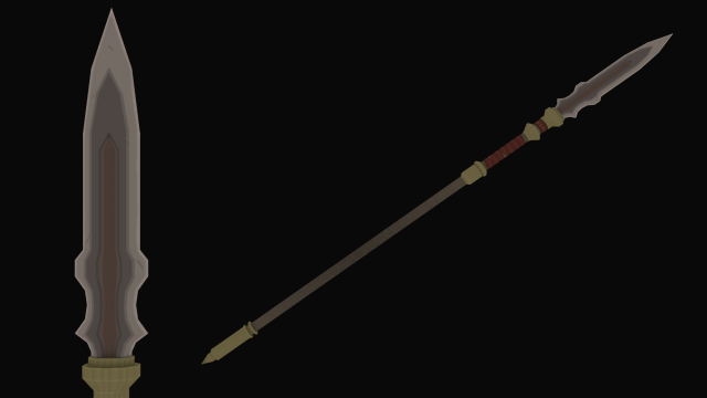 spear 3D Model .c4d .max .obj .3ds .fbx .stl .blend 