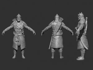 Warrior 3D Print Model