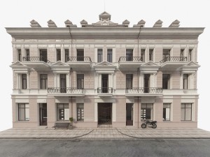 facade Modèle 3D