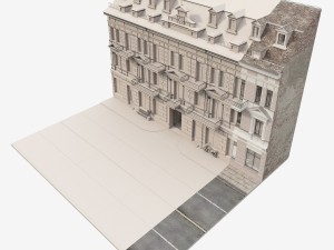 facade Modèle 3D