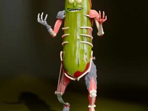 Pickle Rick 3D Modell