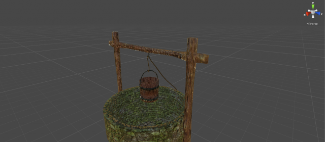 medieval well 3D Model .c4d .max .obj .3ds .fbx .stl .blend 
