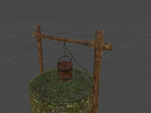 중세의 우물 3D 모델