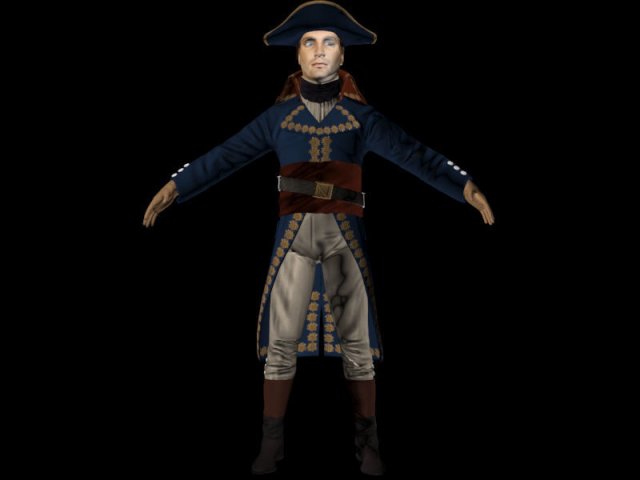 british soldier 3D Model .c4d .max .obj .3ds .fbx .stl .blend