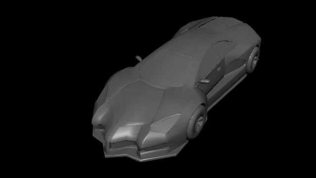edited lamborghini 3D Model .c4d .max .obj .3ds .fbx .stl .blend 