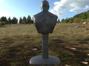 human bust statue 3D Model
