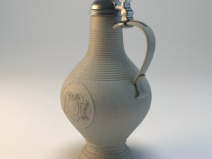 ceramic jug from still life 3D Model