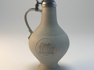 ceramic jug from still life 3D Model