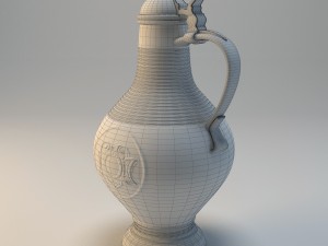 ceramic jug from still life 3D Model