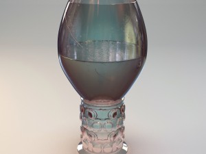 glass goblet from still life Modelo 3D