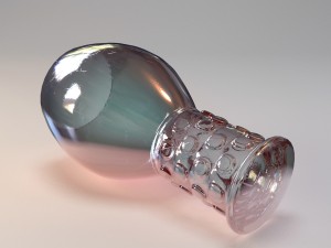 glass goblet from still life 3D Model