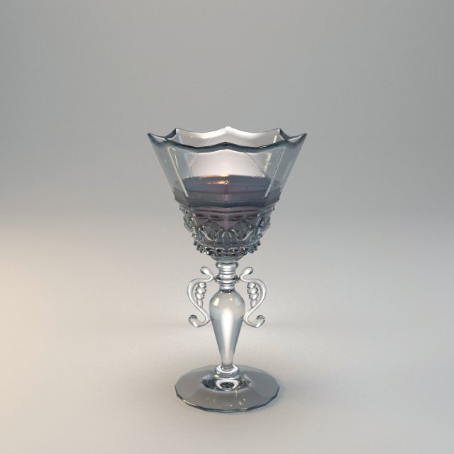 glass from still life 3D Model .c4d .max .obj .3ds .fbx .stl .blend 