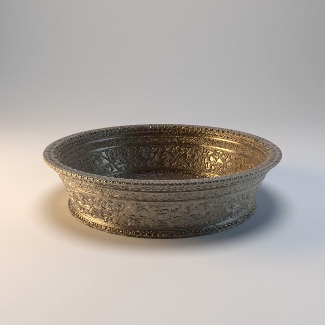 basin from still life 3D Model .c4d .max .obj .3ds .fbx .stl .blend 
