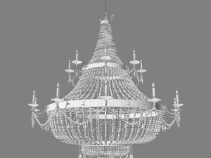classical crystal luster 3D Model