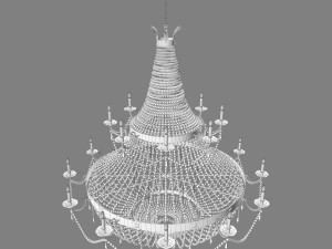classical crystal luster 3D Model
