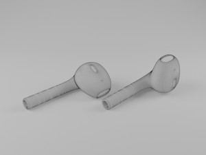 apple airpods 3D 模型