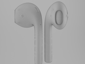 apple airpods 3D 模型