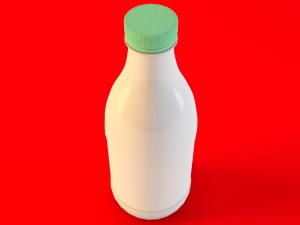 milk bottle 3D Model