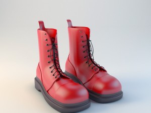 dr martens boots Modelo 3D