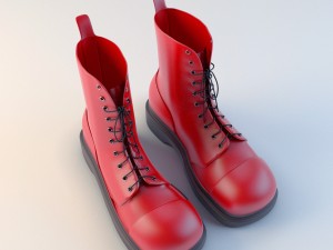 dr martens boots 3D 모델