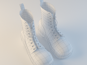 dr martens boots 3D 모델