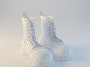 dr martens boots 3D 모델