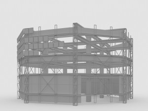 architectural structure 3D 模型