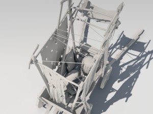 old cart 3Dモデル