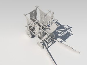 old cart 3Dモデル