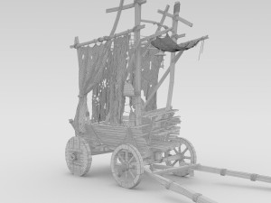 old cart 3Dモデル