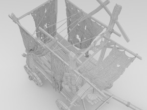 old cart 3Dモデル