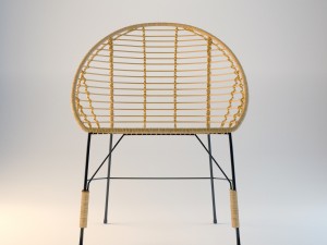 ta rattan chair 3D Модель