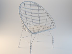 ta rattan chair 3D Модель