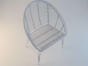 ta rattan chair 3D Модель