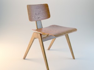hille chair by robin day 3D Model