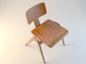 hille chair by robin day 3D Model