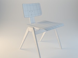 hille chair by robin day 3D Model