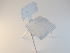 hille chair by robin day 3D Model