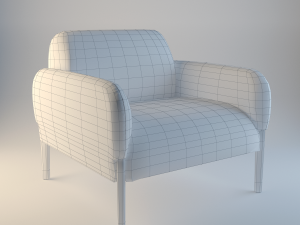 join armchair Modelo 3D