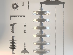 power line details 3D Model