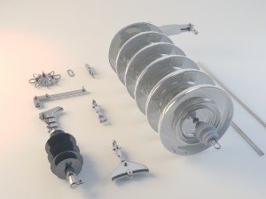 power line details 3D Модель