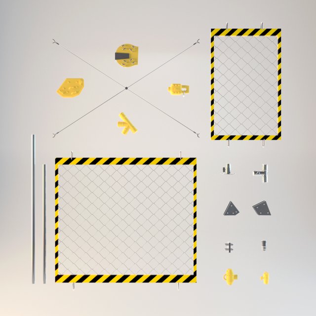 scaffolding kit 3D Model .c4d .max .obj .3ds .fbx .stl .blend 