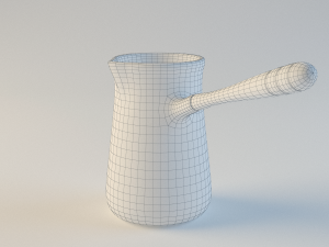 pottery coffeepot 3D Model