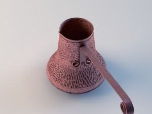 copper coffeepot 3D Модель