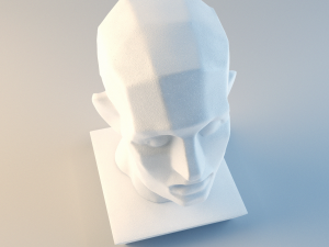 gypsum planes head 3D Model