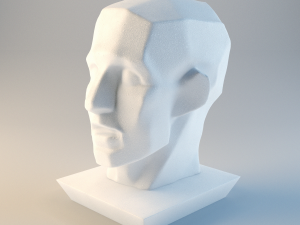 gypsum planes head 3D Model